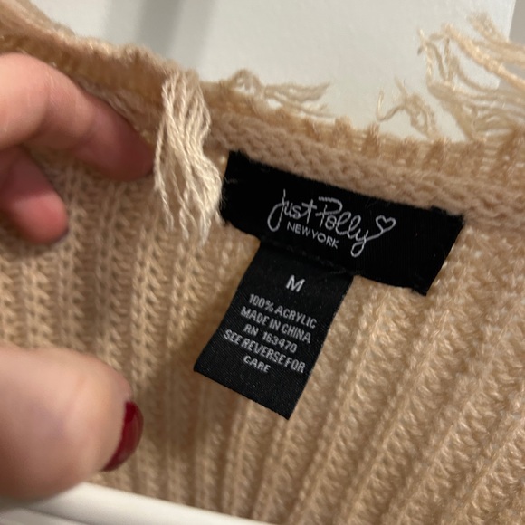 Star Pattern Off The Shoulder Sweater ⭐️ - Picture 3 of 5